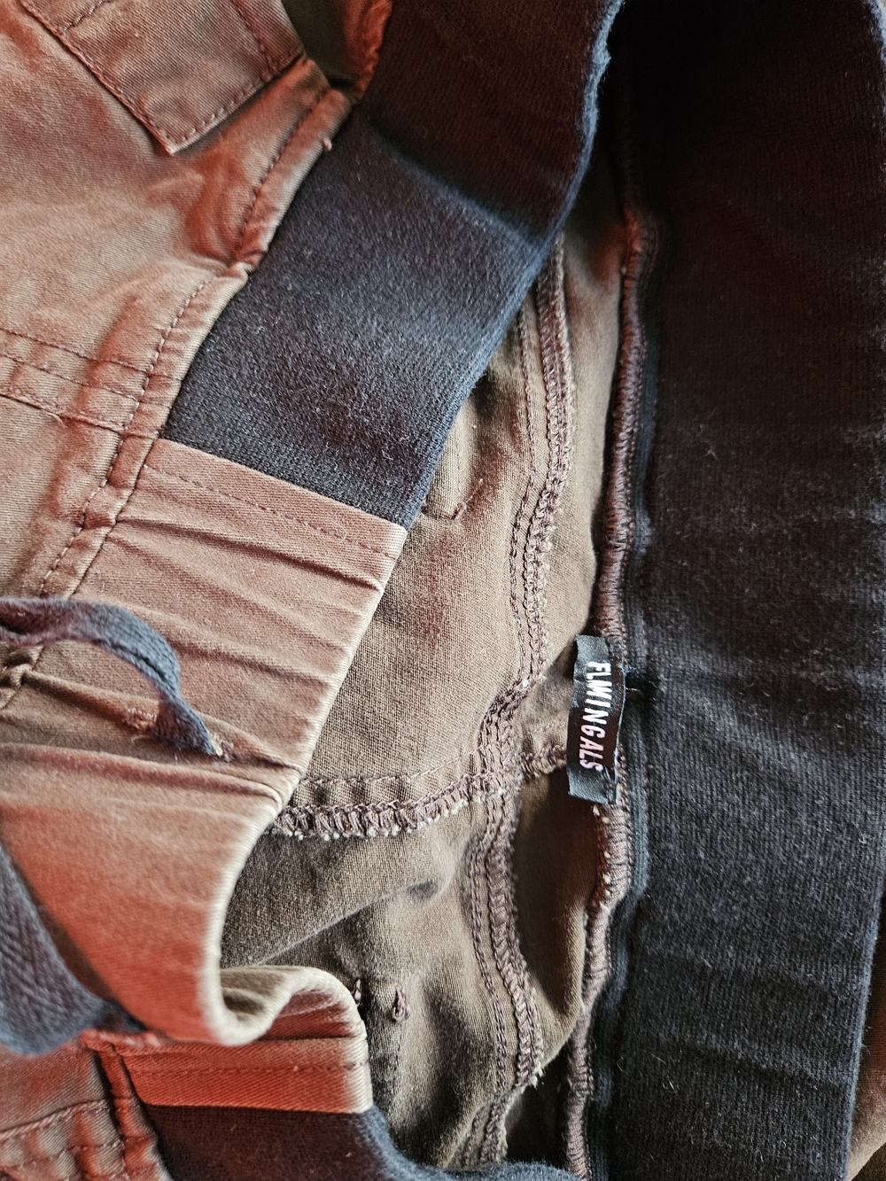 FLYINGALS Earthy Brown Fulssic Straight Fit - Picture 5 of 5